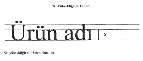 Resmî ekte yer alan şekil veya formül